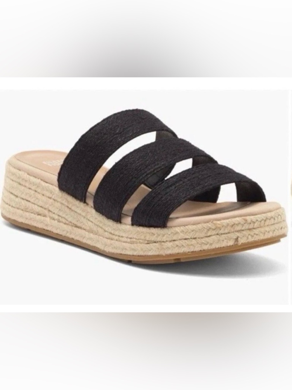 New Eileen Fisher Mayla Espadrille Platform Sandals size 7.5